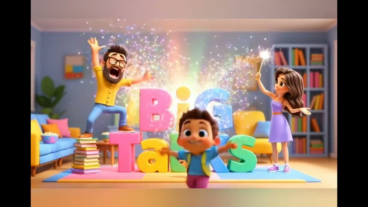 Fun birthday story, family moments & kids talk show adventure. Like and subscribe!