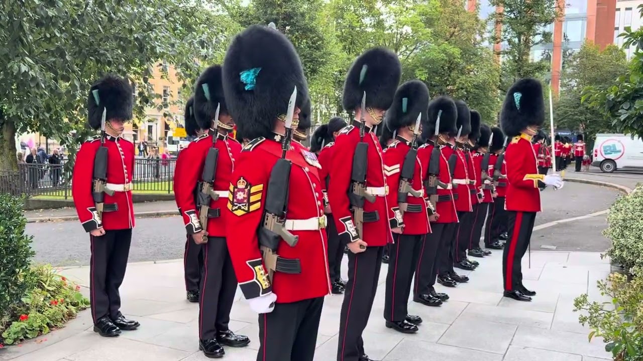 Irish Guards Remembrance Service at City Hall Belfast, 5 September 2025