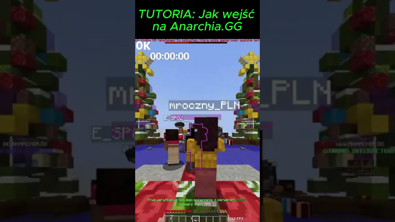 Tutorial jak wejśćna Anarchia.GG by @wytoh1  #e__s #minecraft #anarchiasmp #anarchiagg #mc #sagipl