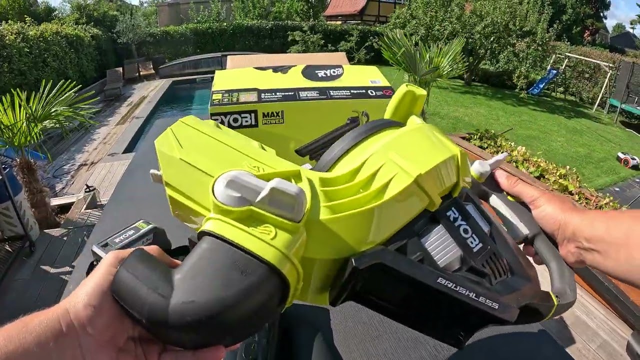 Unboxing af Ryobi RBV36B løvsuger & løvblæser