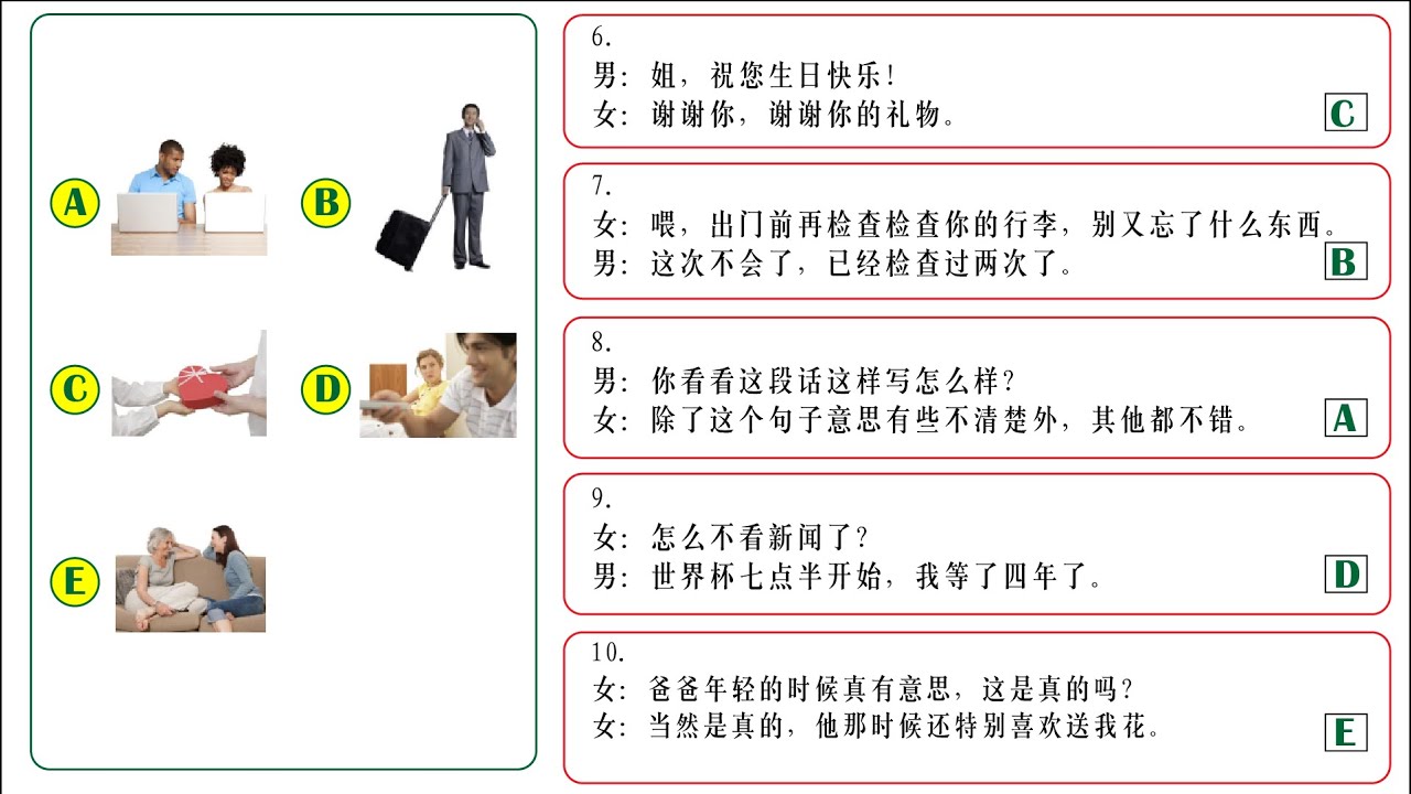 HSK 3 - Luyện nghe Tiếng Trung - H31002
