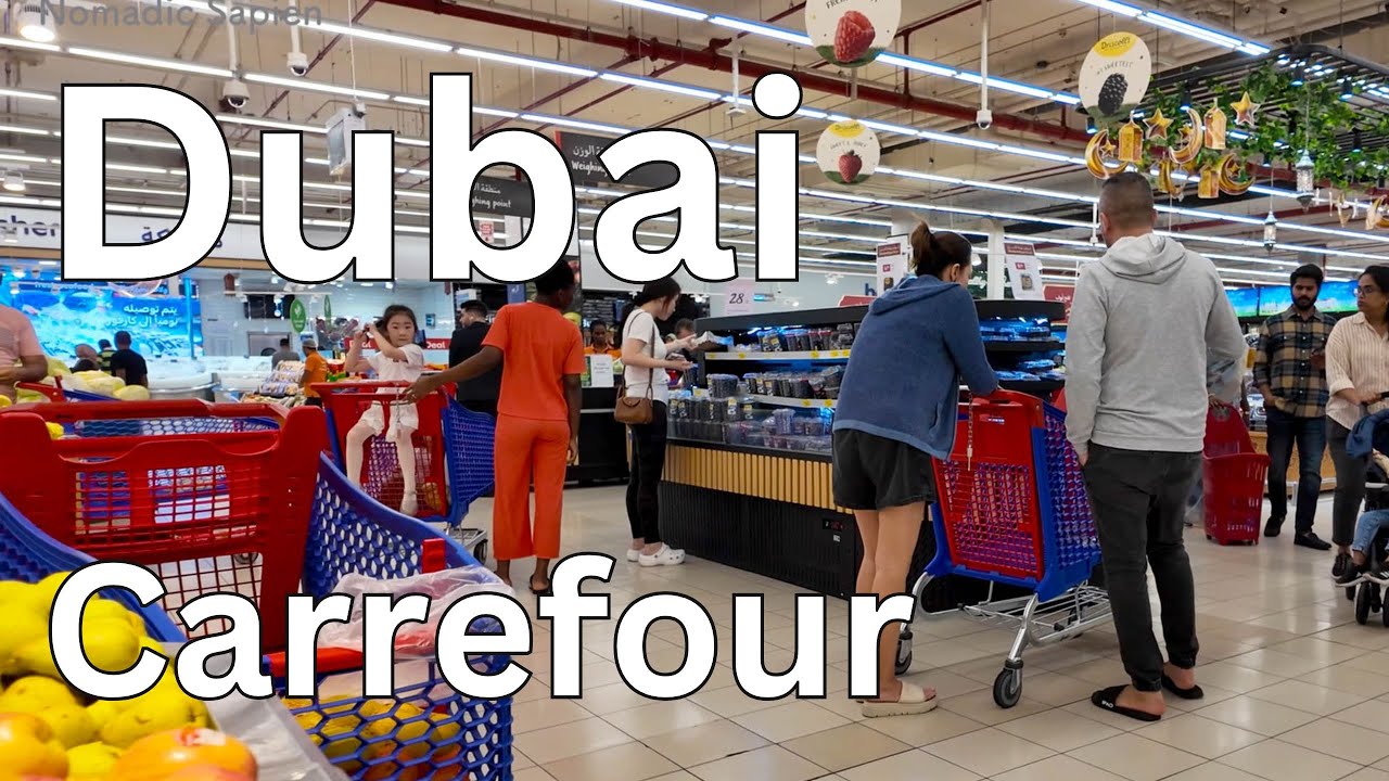 Dubai [4K] Carrefour Hypermarket, Mirdif City Center Walking Tour 🇦🇪