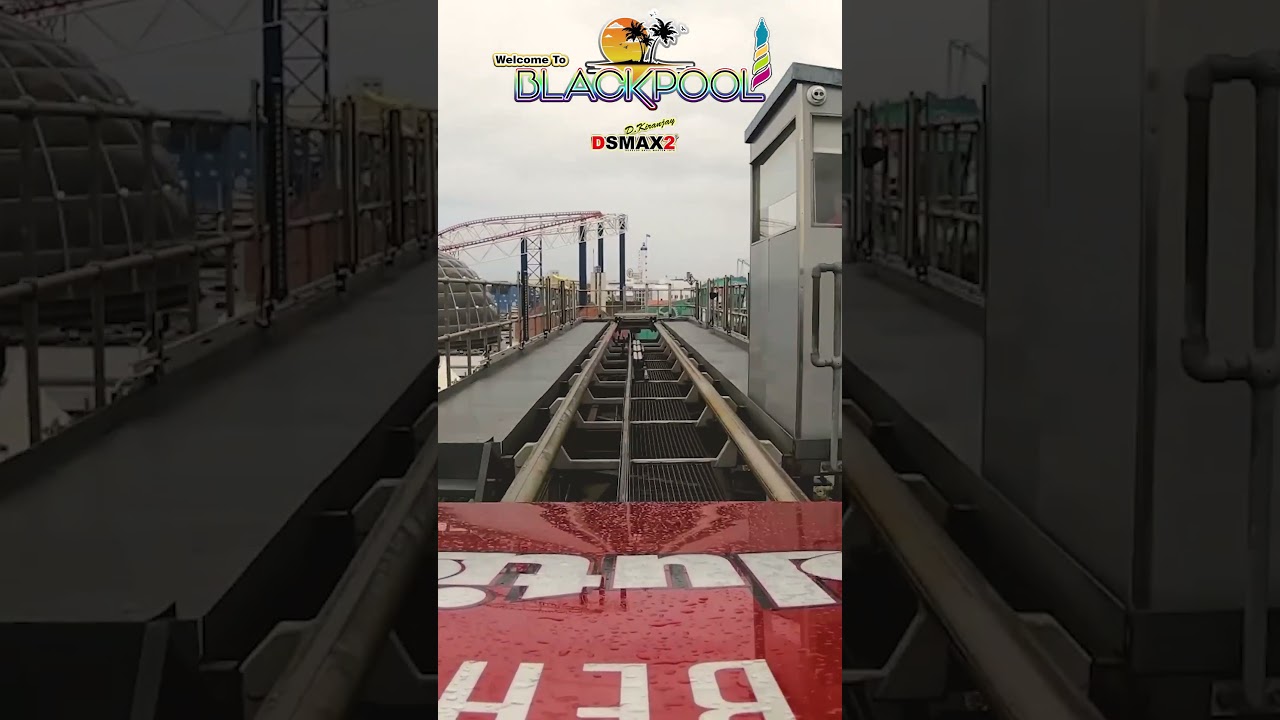 BLACKPOOL REVOLUTION ROLLER COASTER RIDE 