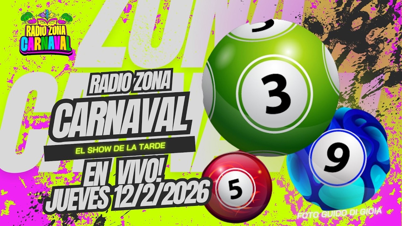 Zona Carnaval - Hoy llueve pero la energ&iacute;a esta presente - Jueves 12-02-2026
