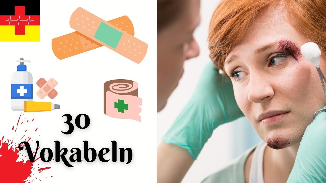 Wundversorgung // 30 Vokabeln 🇩🇪 // - Deutsch lernen f&uuml;r die Pflege