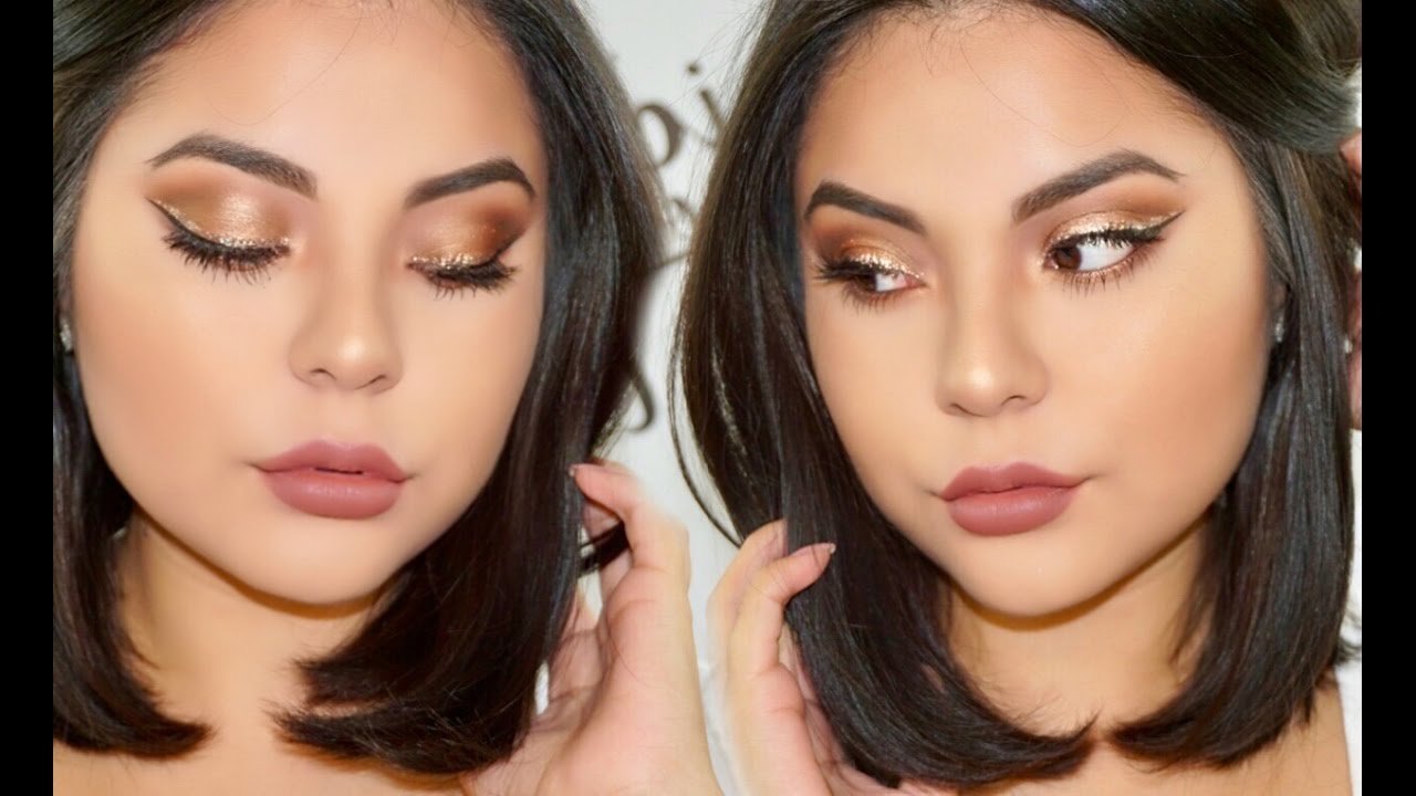Brown Sugar Eye Makeup w/ Glitter Liner | LORAC Mega PRO 3 Tutorial