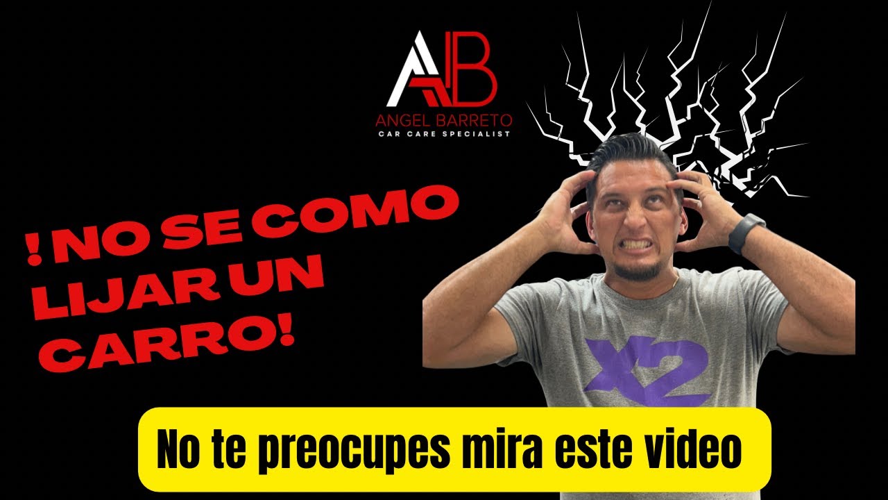 Como lijar y pulir un carro con maquina