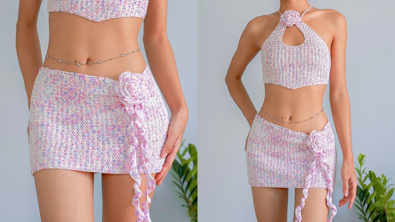 Crochet Simple Skirt Tutorial | Chenda DIY