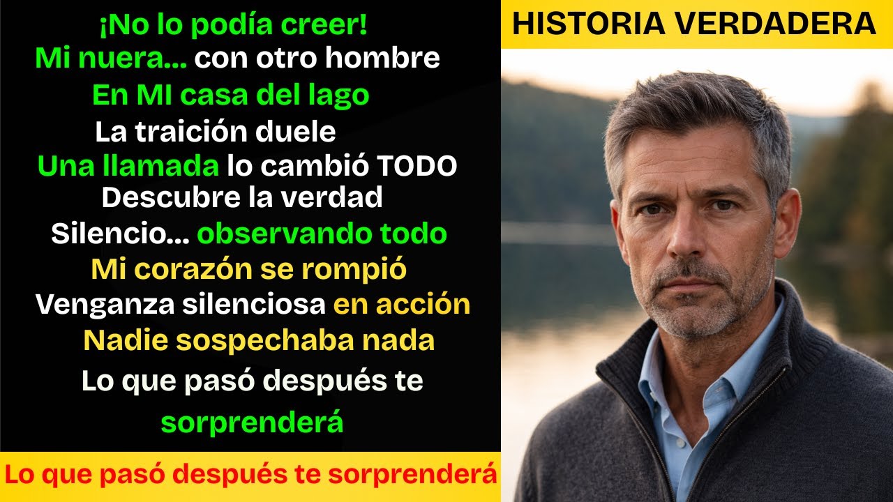 “Sorprendí a Mi Nuera Con Otro en Mi Casa del Lago: Una Llamada Lo Cambió Todo | Venganza Silenciosa