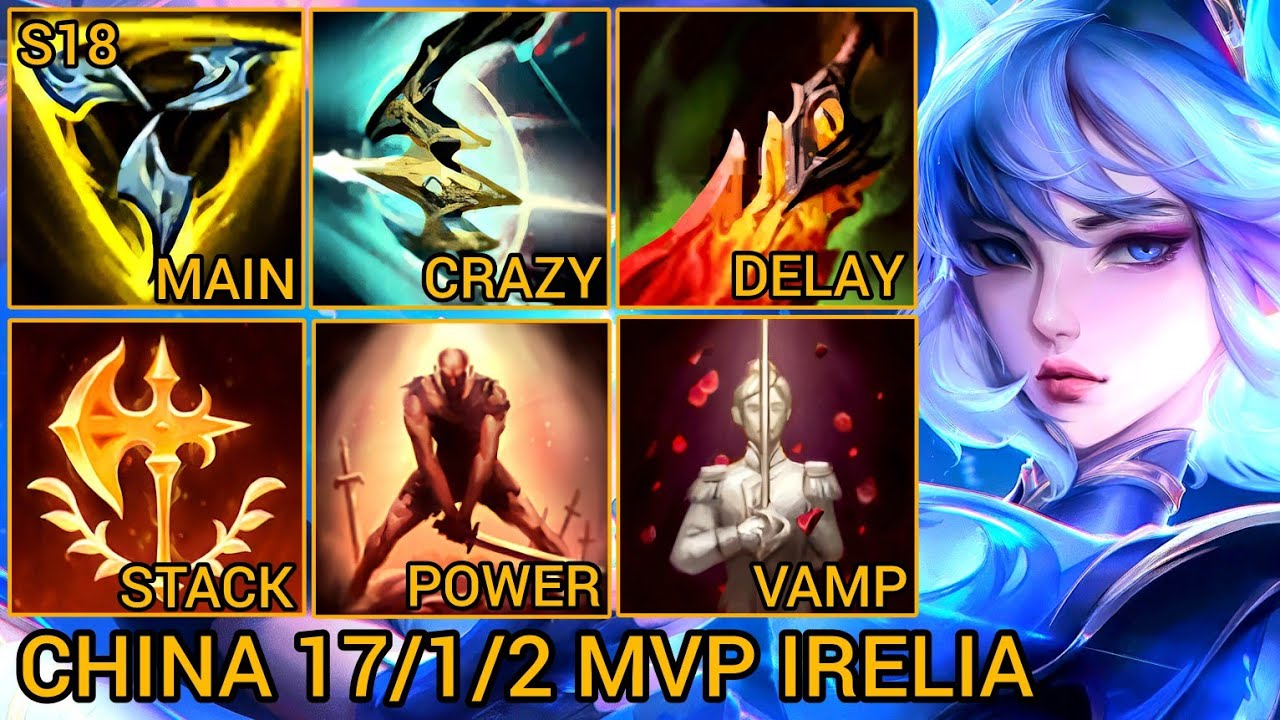 Quadrakills Irelia Top Lane 17.01.2020 — Китайский сервер Wild Rift, сезон 18, новая сборка, лучш...