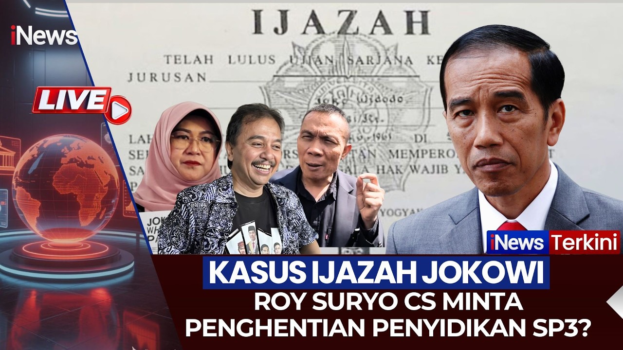🔴LIVE - ROY SURYO CS MINTA PENGHENTIAN PENYIDIKAN KASUS IJAZAH JOKOWI (13/02)