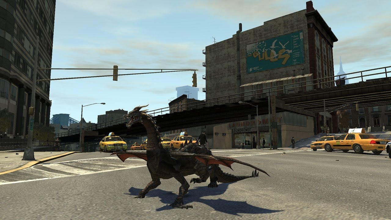 Grand Theft Auto IV - Dragon (MOD) HD