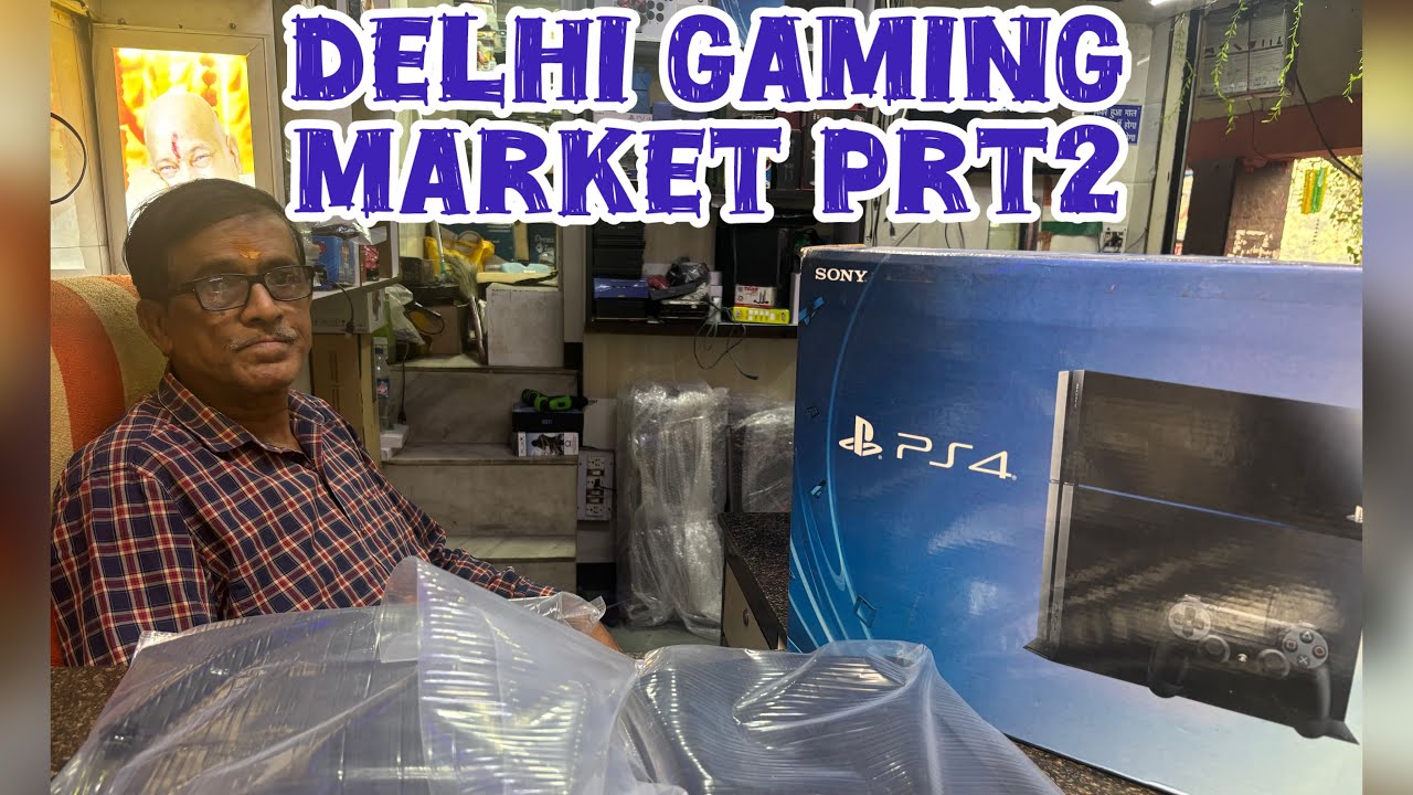Delhi Gaming Market Part 2 | cheapest gaming market in delhi  😍#gamingmarket #vloger 