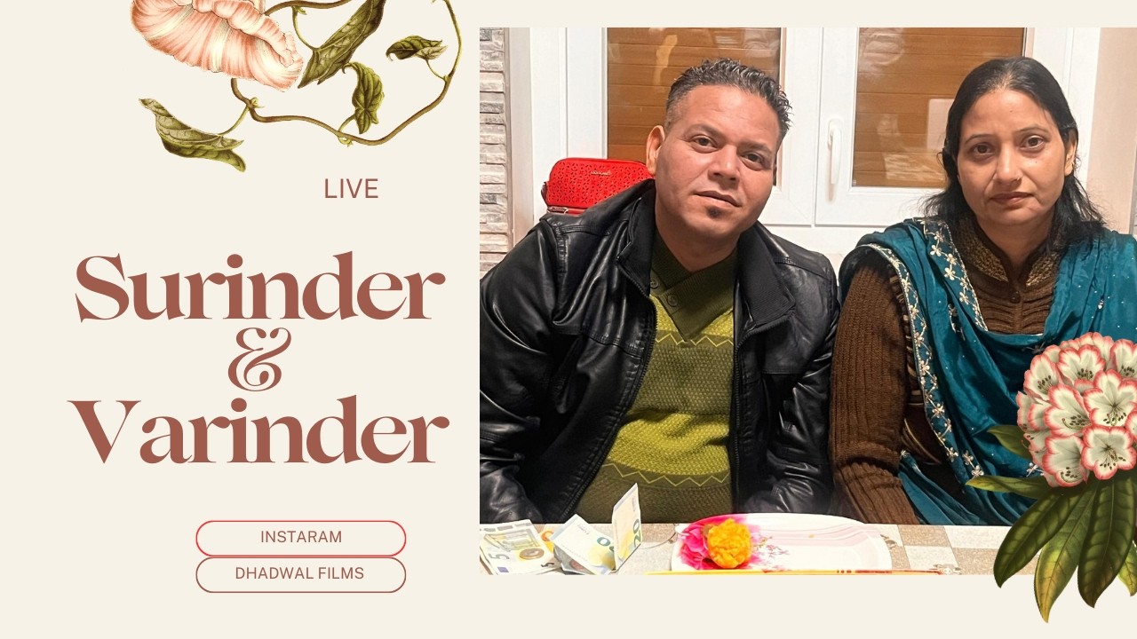 LIVE  WEDDING  | Surinder & Varinder | 14/02/2026 | Dhadwal Films Italy | Gadria Dj