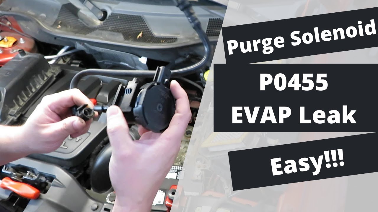 Jeep Patriot P0455 Утечка EVAP Замена соленоида продувки адсорбера