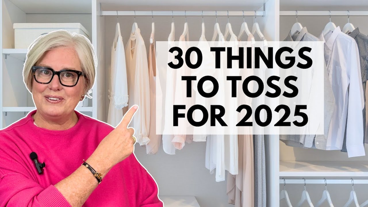 30 вещей, которые нужно выбросить из шкафа в 2025 году