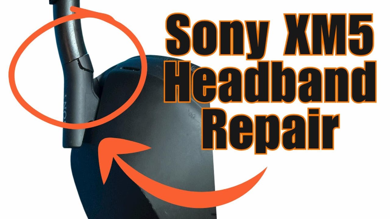 Как починить сломанную часть оголовья наушников Sony WH-1000XM5 | Ремонт | Замена | XM5 | Трещина