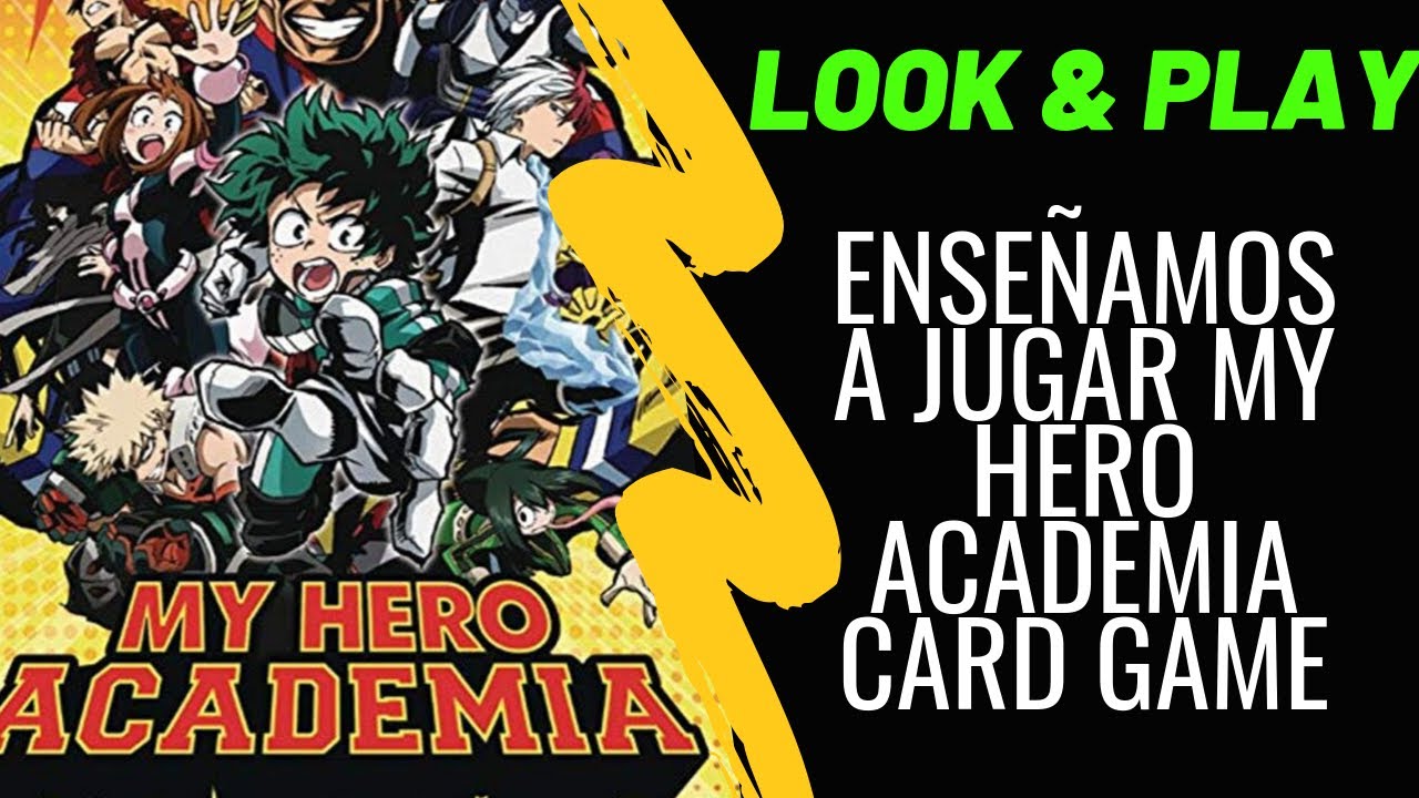 Te ENSEÑO a Jugar el Juego de BOKU NO HERO Academia CARD GAME
