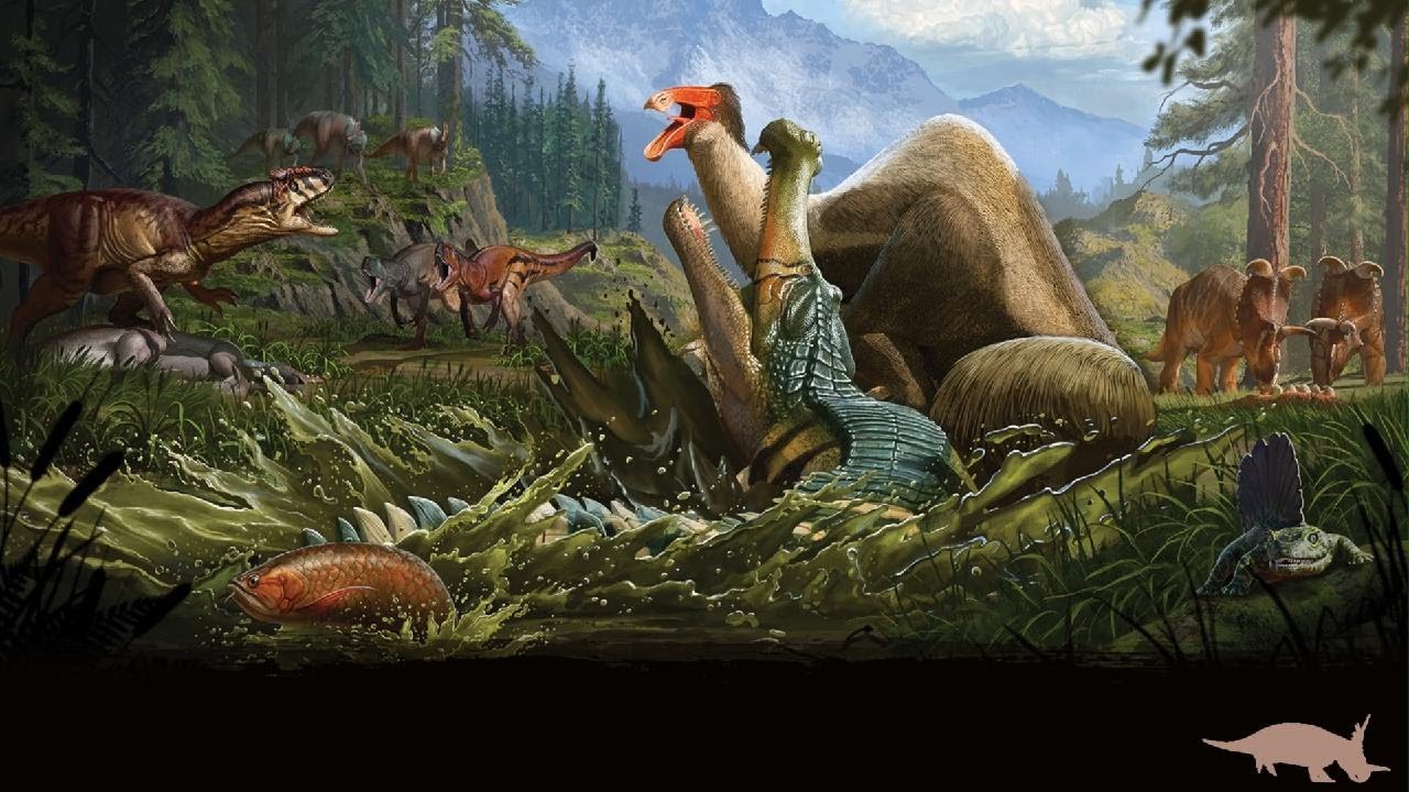 Path of Titans Official PVP -  Sub Suchomimus VS Adult Tyrannosaurus Rex