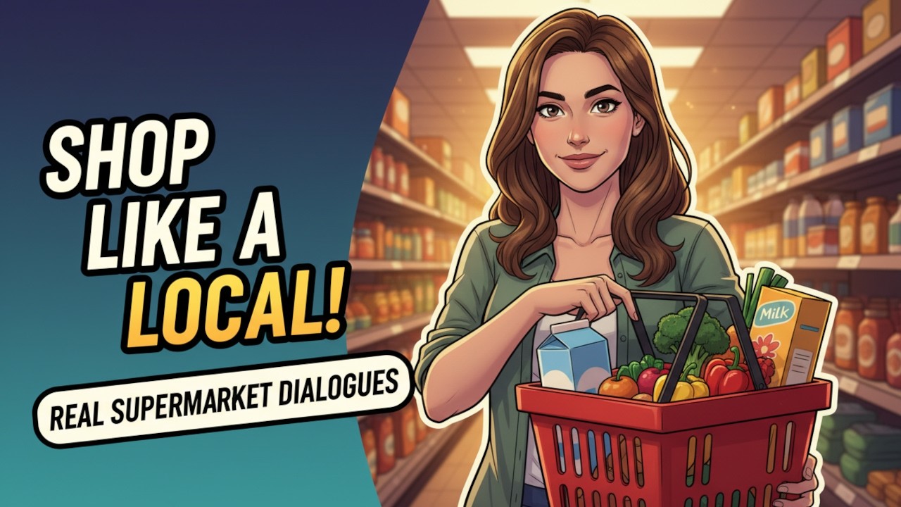How to Speak Naturally at the Supermarket | Everyday English Conversations