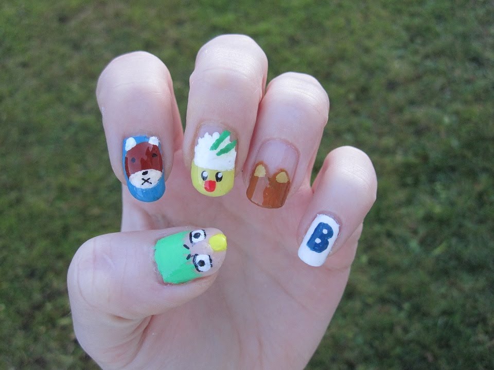 Beelzebub nail art
