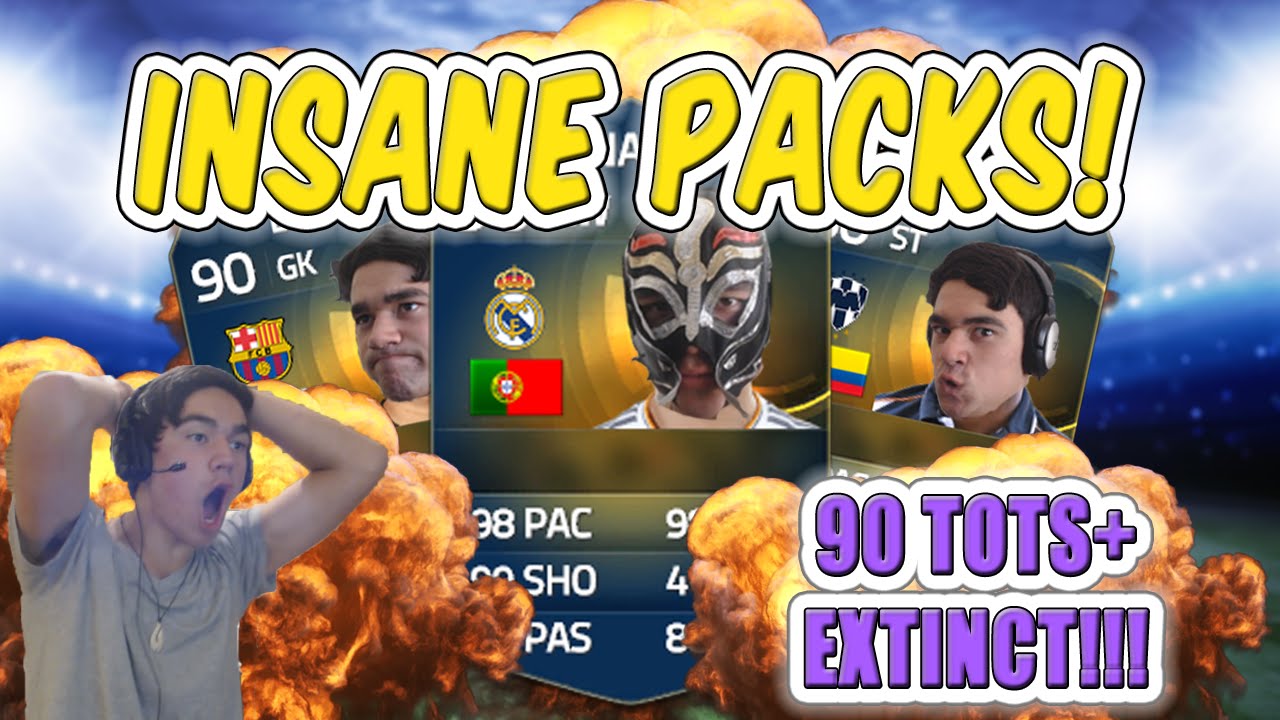90 TOTS + EXTINCT PLAYERS! INSANE PACKS!