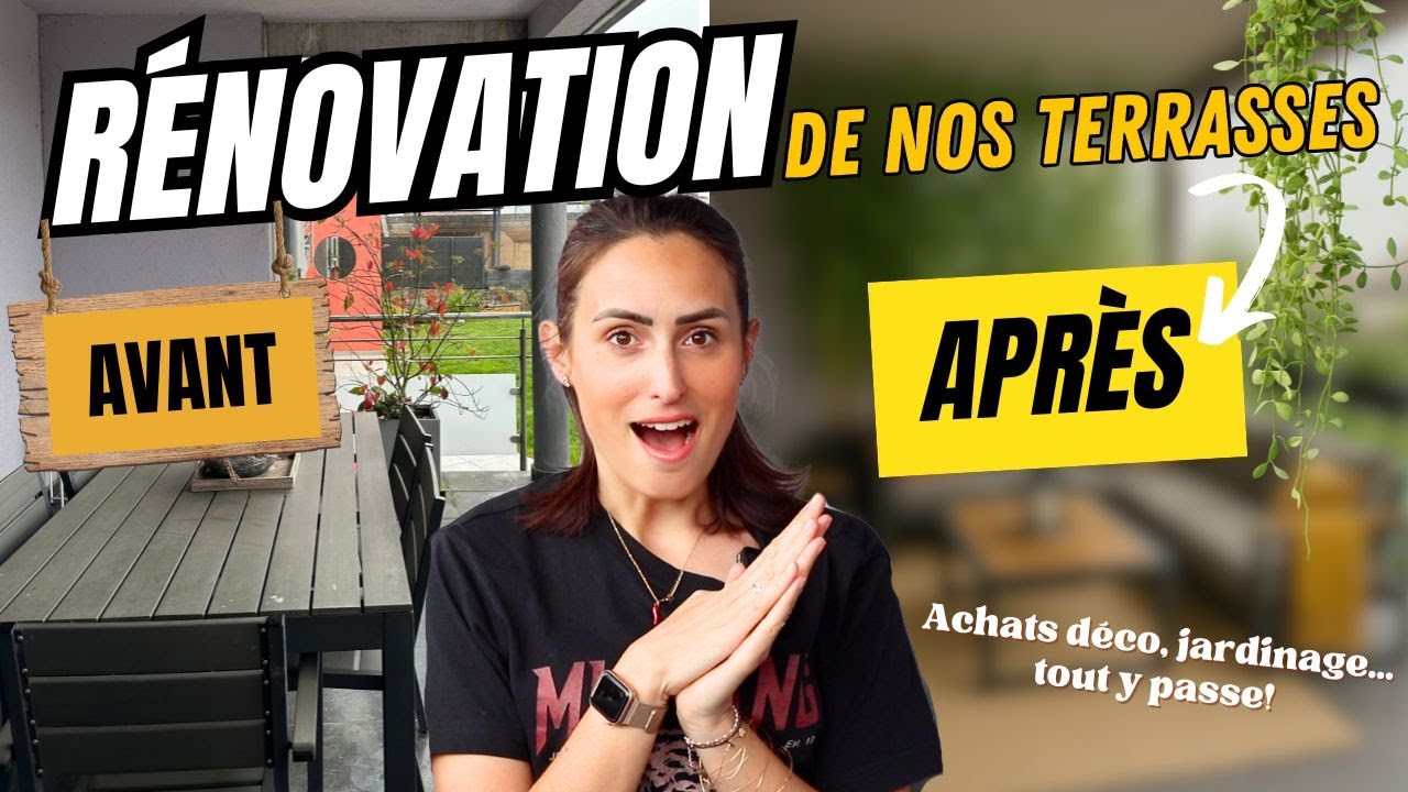 Avant/Après: Ma Terrasse transformée de A à Z ✨Peinture, plantes, mobilier : j’ai tout changé ! 🤩