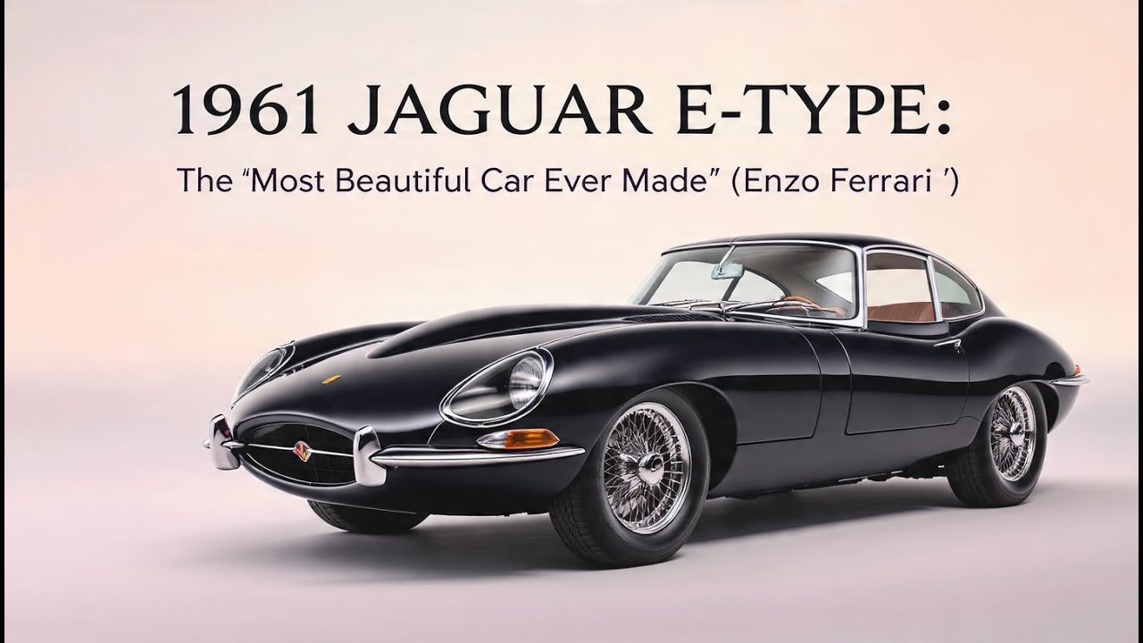 1961 | Jaguar E-Type | Самый красивый автомобиль из когда-либо созданных