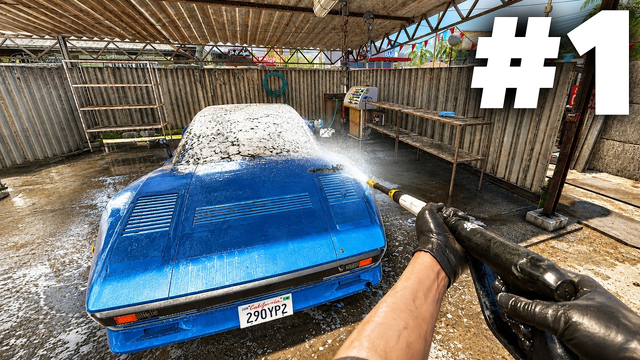 Car Wash Simulator: Прохождение геймплея, часть 1 &mdash; ВСТУПЛЕНИЕ