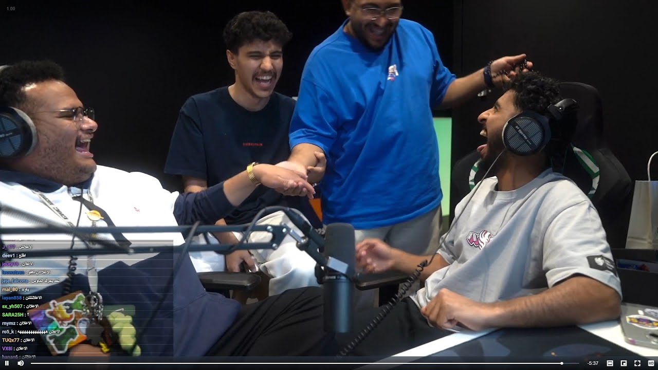 بث صليح مع شباب فالكونز