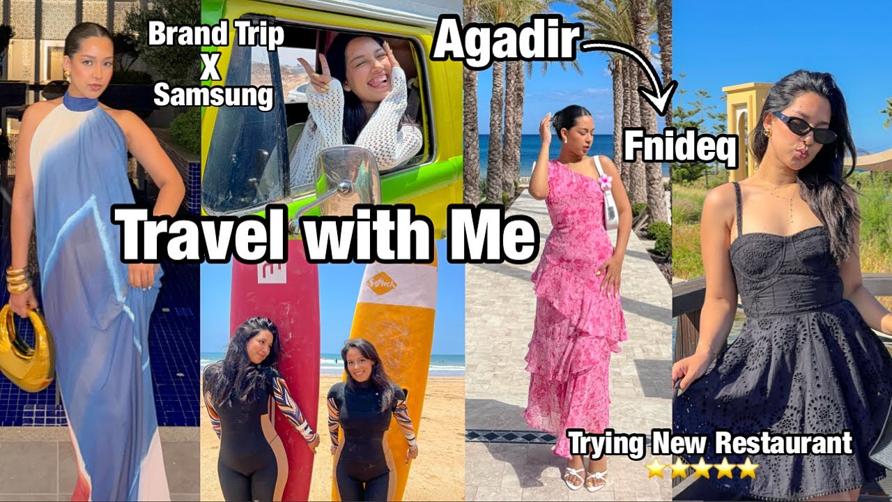 SUMMER TRAVEL VLOG ⭐️🏄🏻‍♀️🐬 | Weekend in Taghazout + 4 days in Chamal (weekly Vlog)