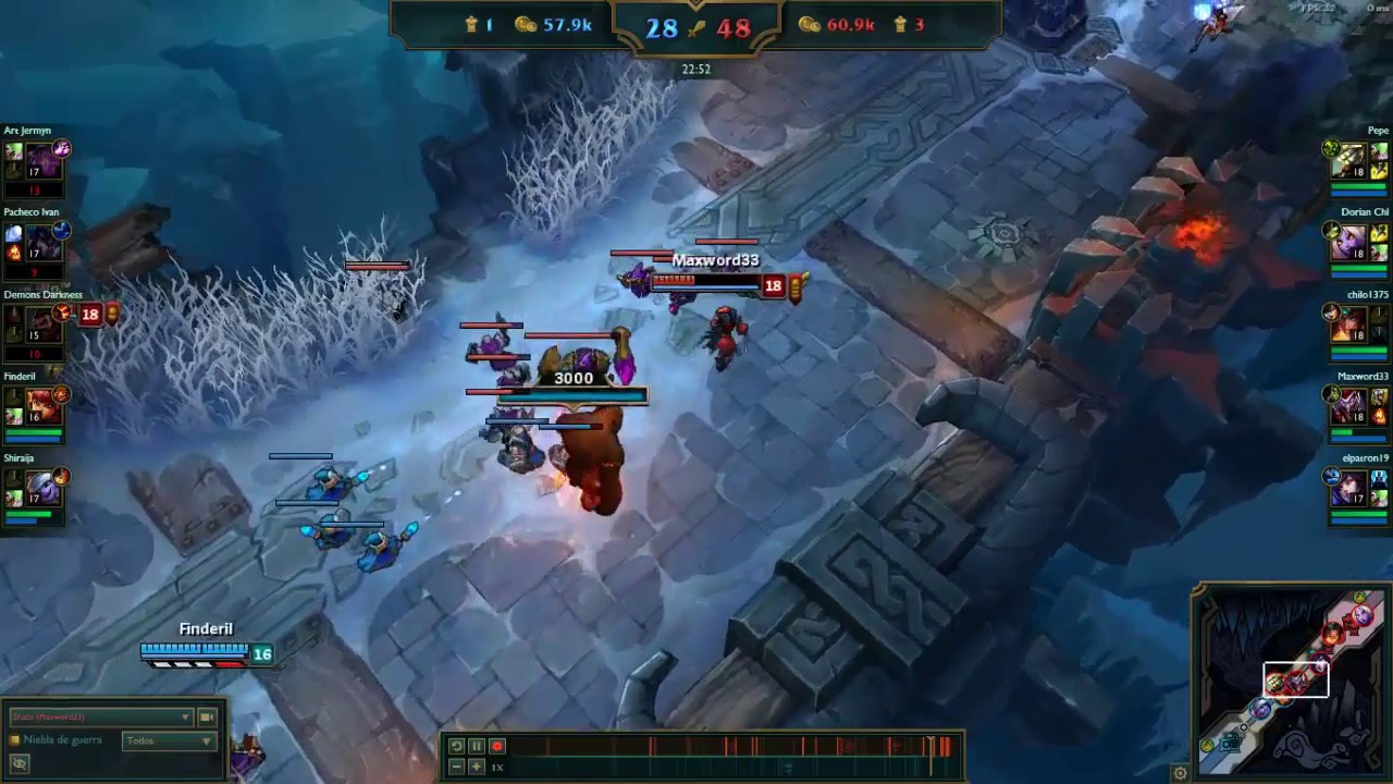 Terror con Shaco en Aram (divertido)!!!