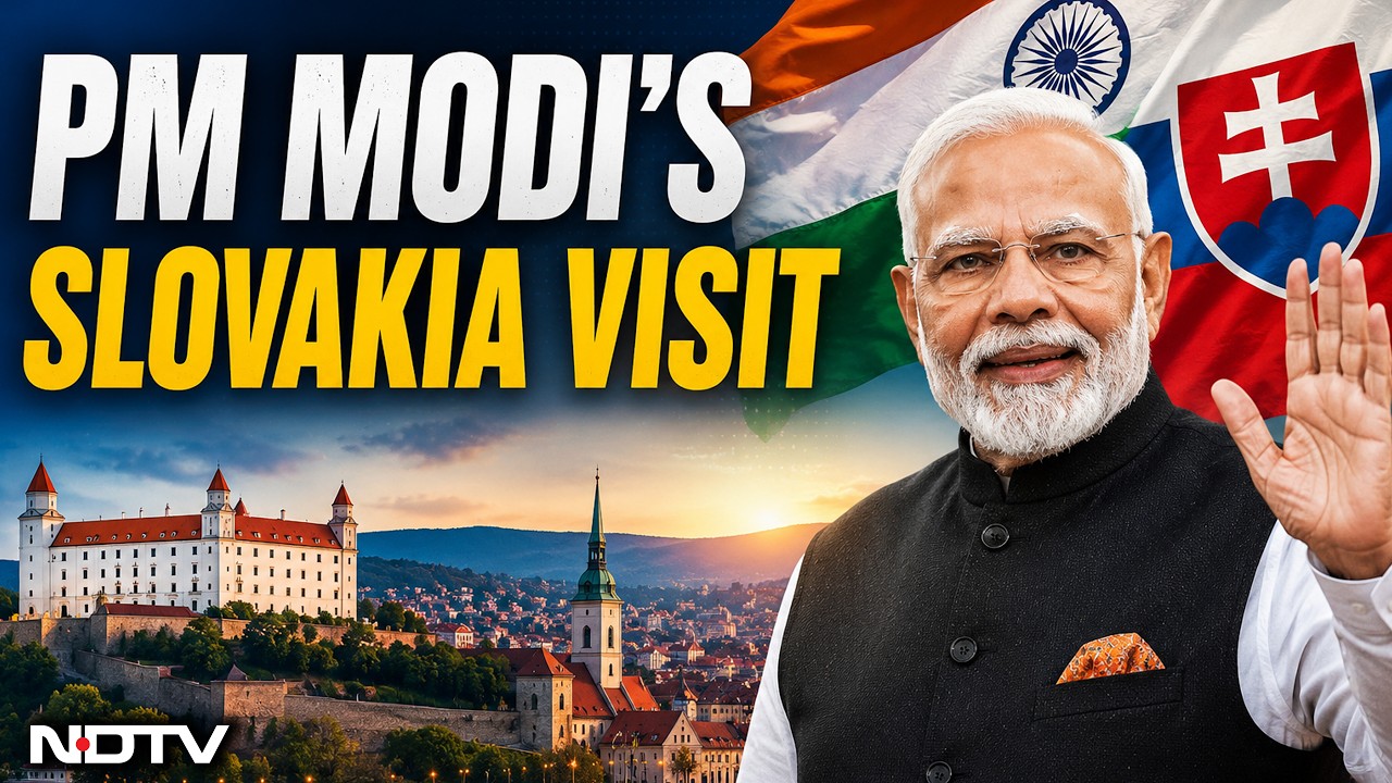 PM Modi LIVE | PM Modi In Slovakia LIVE | PM Modi Begins Slovakia Visit | India Slovakia