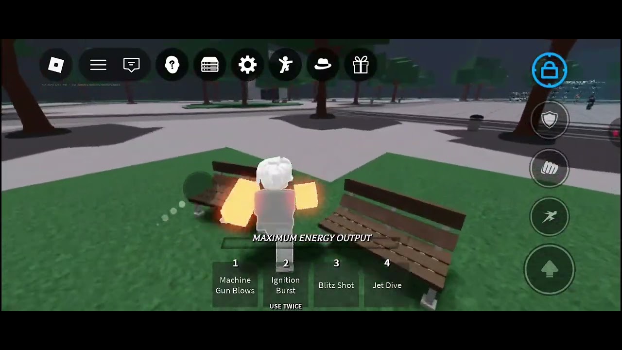 Doing kinds of different attacks/abilities