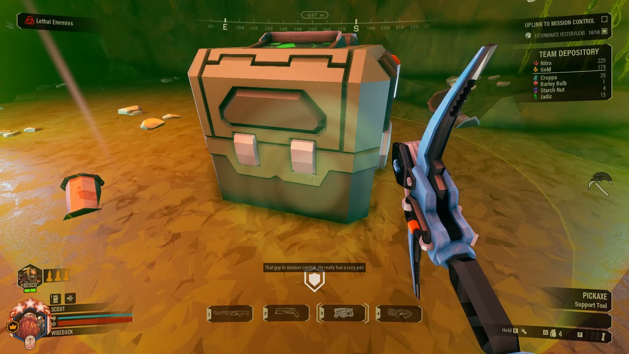 Deep Rock Galactic - Solo Scout, Salvage, Haz 5, Lethal Enemies
