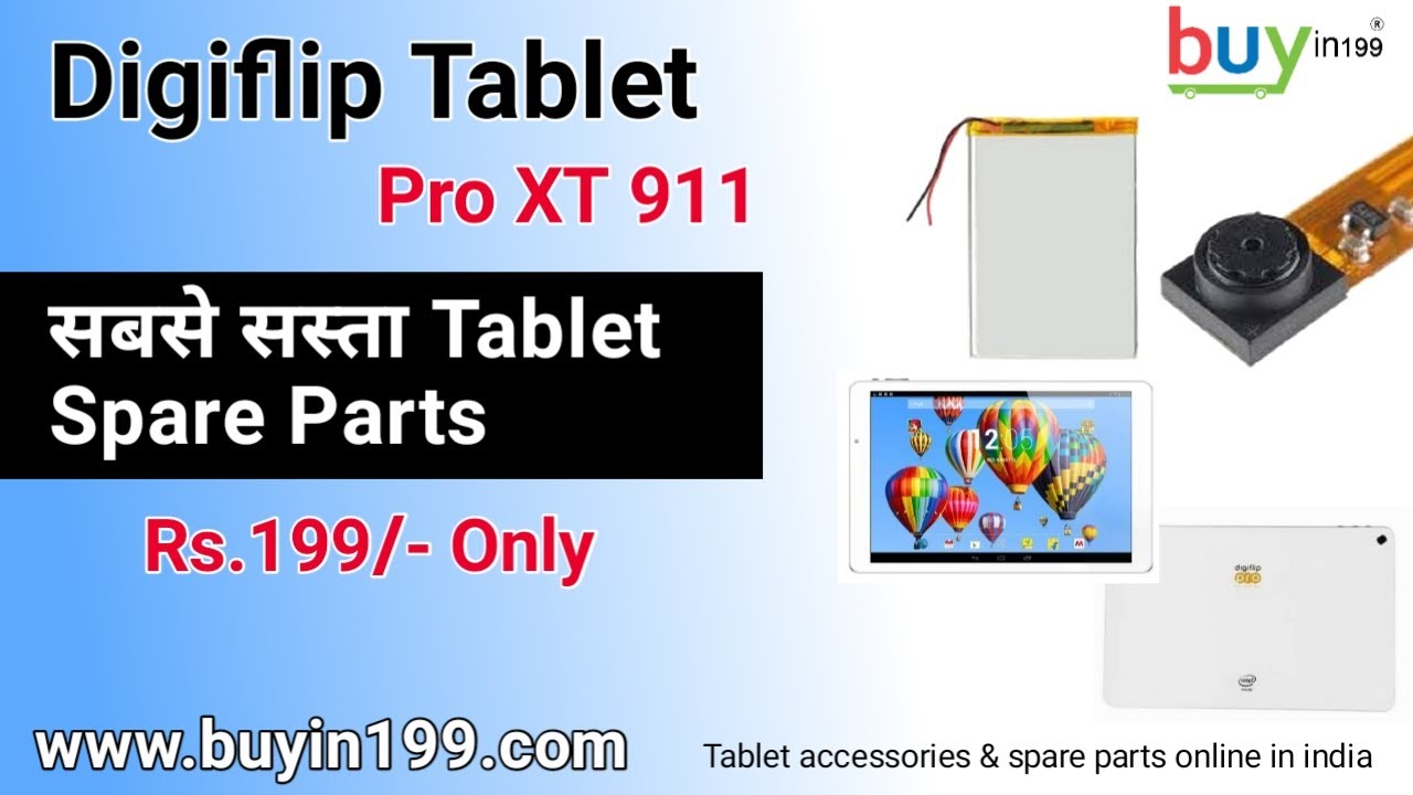 Buy Online Digiflip Pro XT 911 - Tablet Spare Parts - Order Now - Buyin199.com