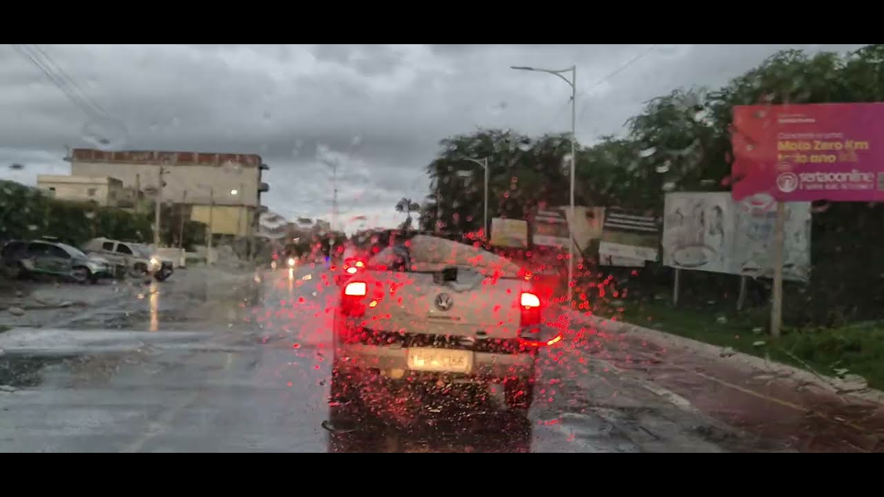 Viajando da Serrinha à Itapetim , com muita chuva. 