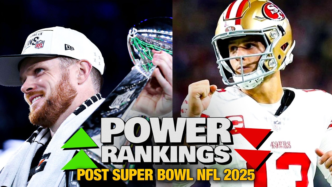 NFL POWER RANKINGS post Super Bowl 60