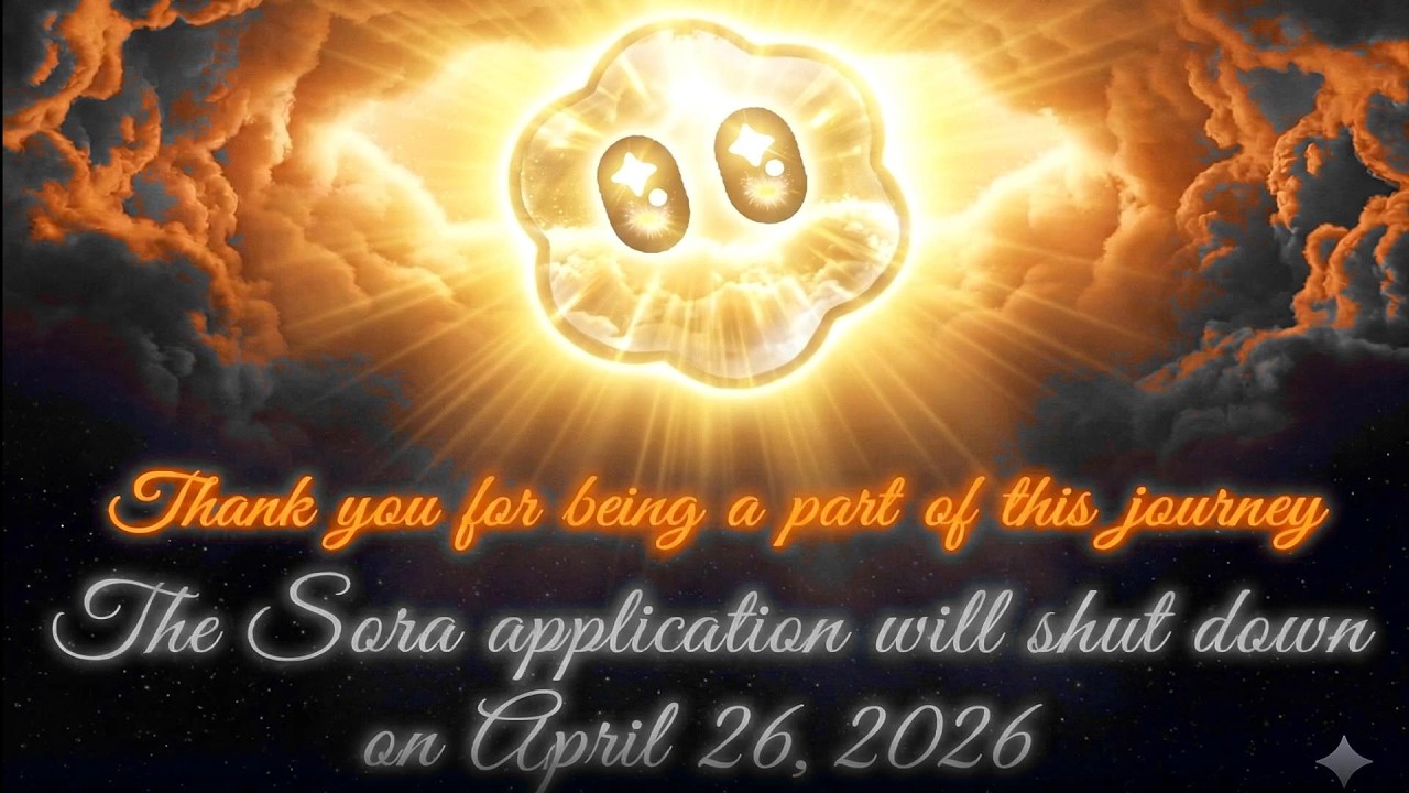 The popular Open Ai Sora 2 application is ending on April 26, 2026.