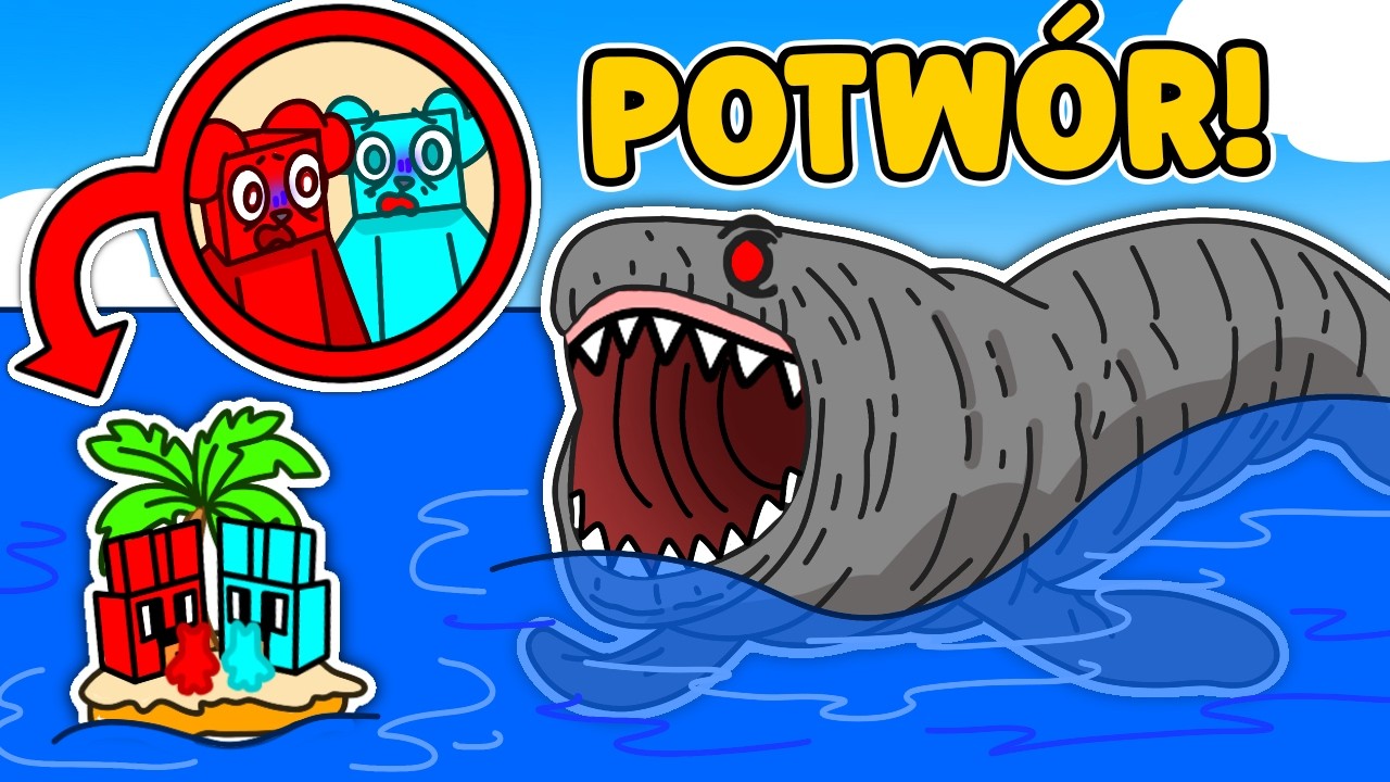 POTW&Oacute;R MORSKI vs TAJNA BAZA w Minecraft 💀🌊😨