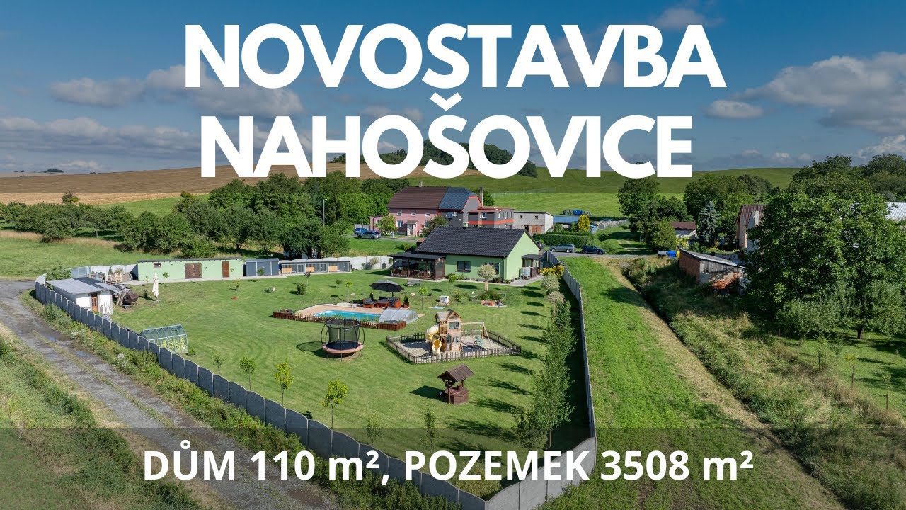PRODÁNO NOVOSTAVBA V OBCI NAHOŠOVICE | 4K