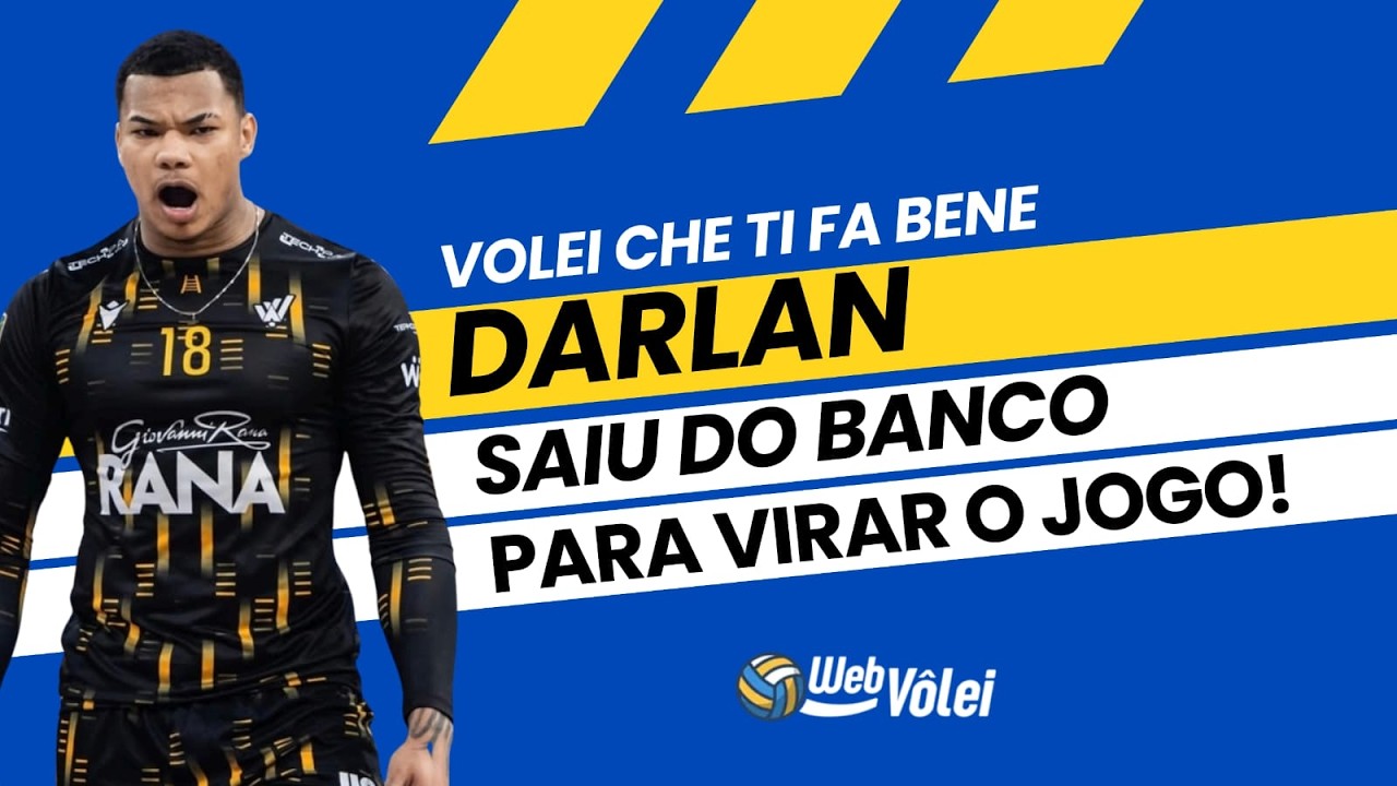 VÔLEI CHE TI FA BENE: Darlan saiu do banco de reservas para o protagonismo na virada do Verona