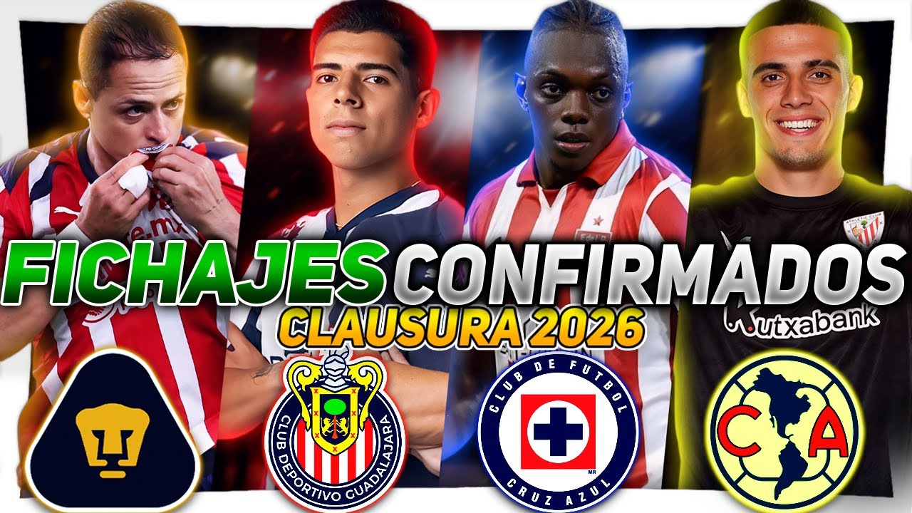 ¡SIGUEN los FICHAJES! ¡CHICHARITO a PUMAS! ¡BOMBAZO en CRUZ AZUL! ¡AMÉ va por ALEX PADILLA!