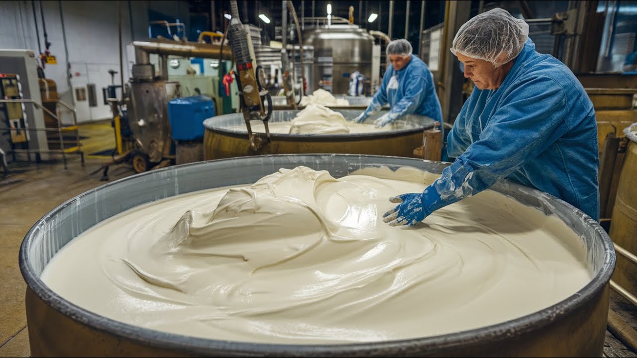 Milk Cream Manufacturing Process in Indian Dairy Factories.