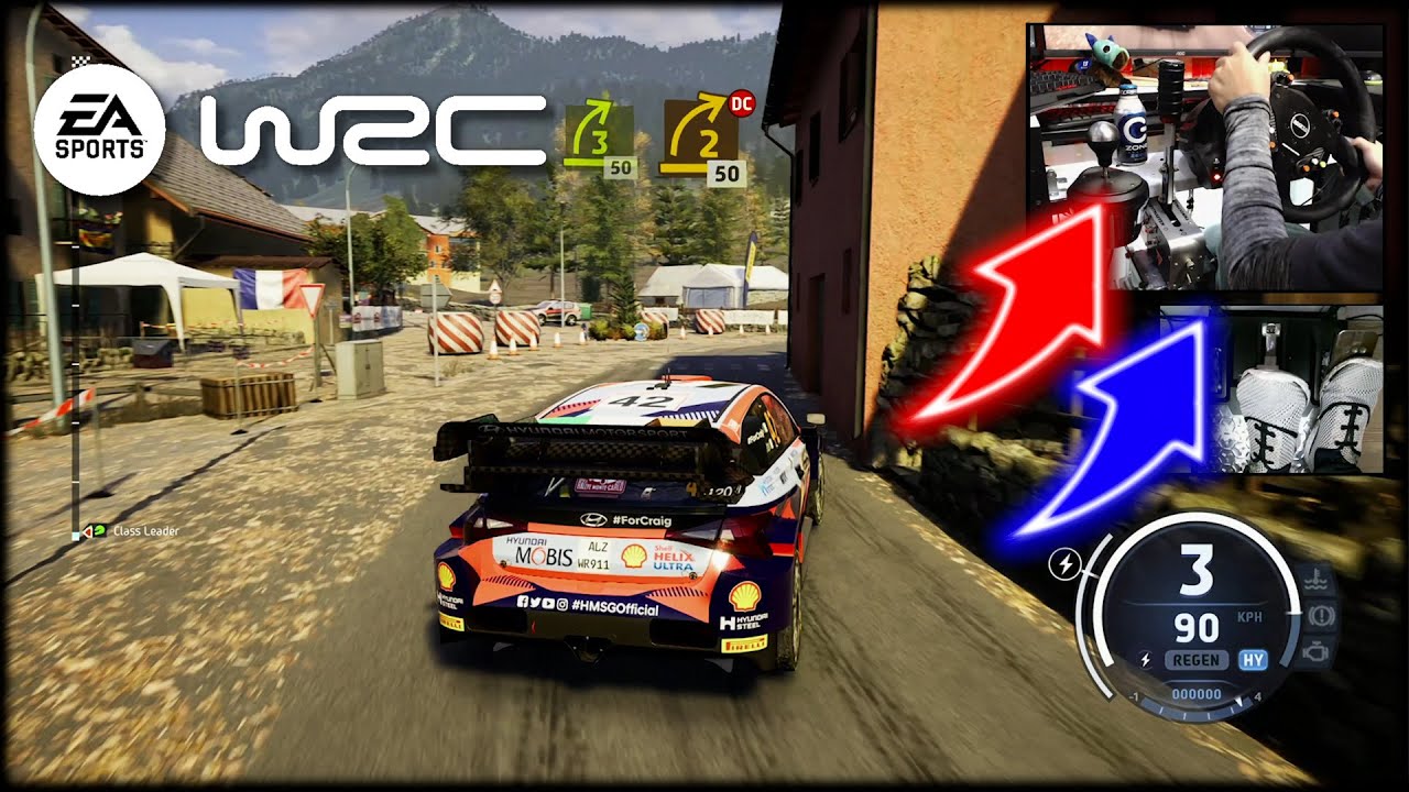 Hyundai i20 HYBRID Monte Carlo / Thrustmaster shifter + handbrake EA Sports WRC