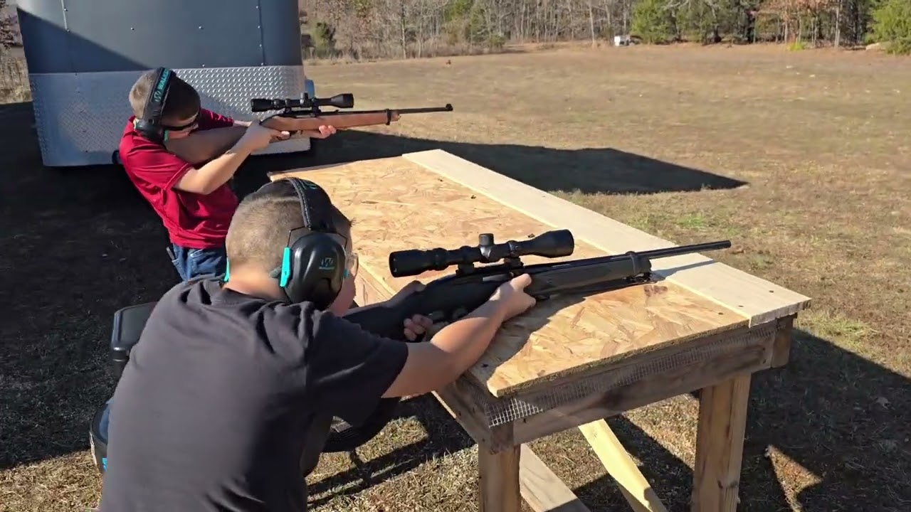 Target practice with the ruger 10/22's