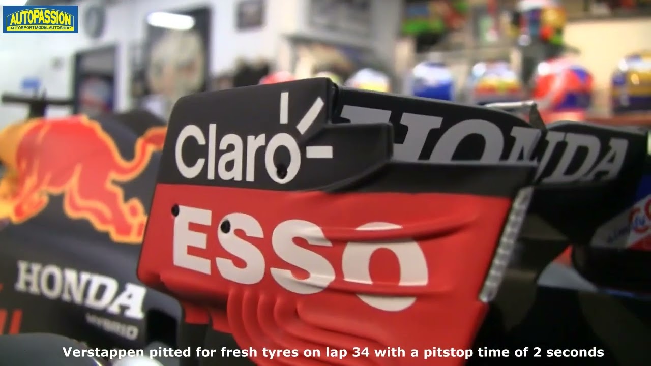 Red Bull RB16B Max Verstappen winner Monaco GP 2021 by Amalgam scale 1/8