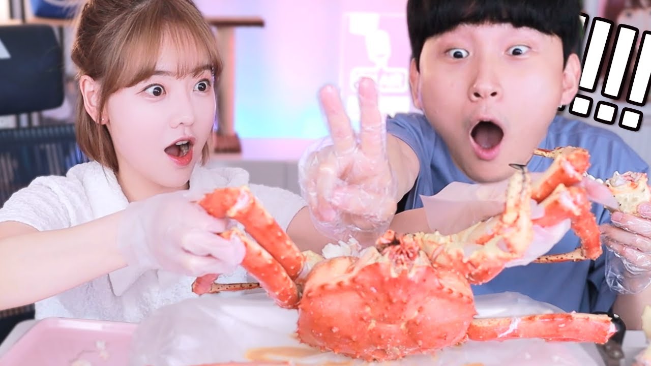 30만 원짜리 킹크랩 (Couple Mukbang)