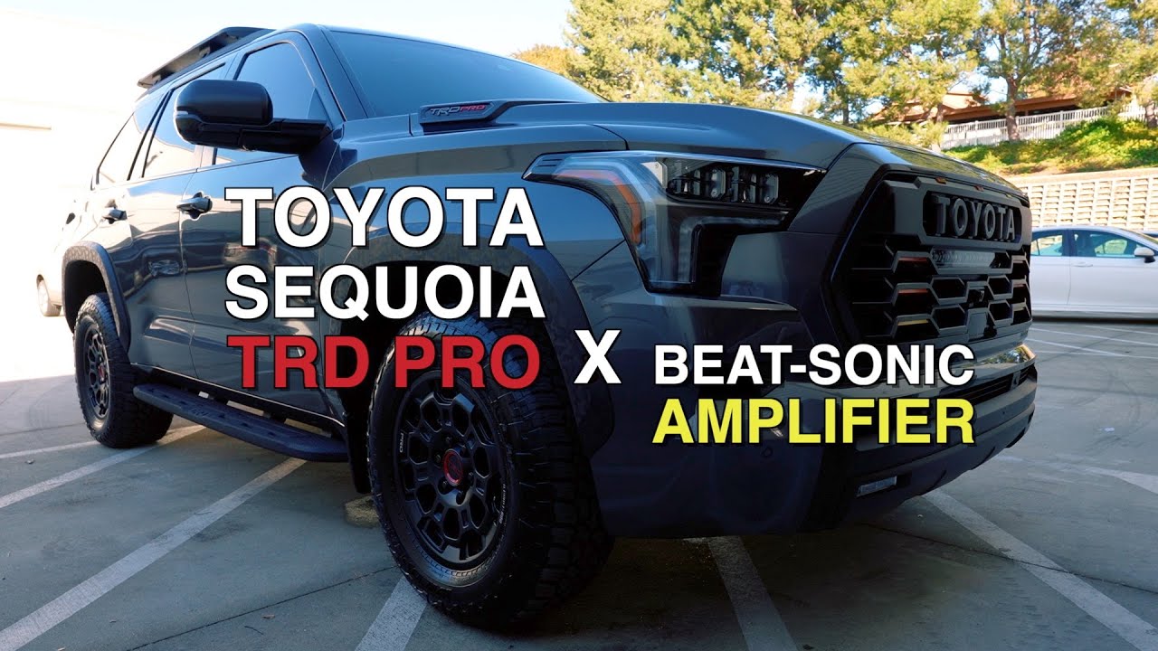 2024 Toyota Sequoia TRD Pro | Beat-Sonic Amplifier Kit
