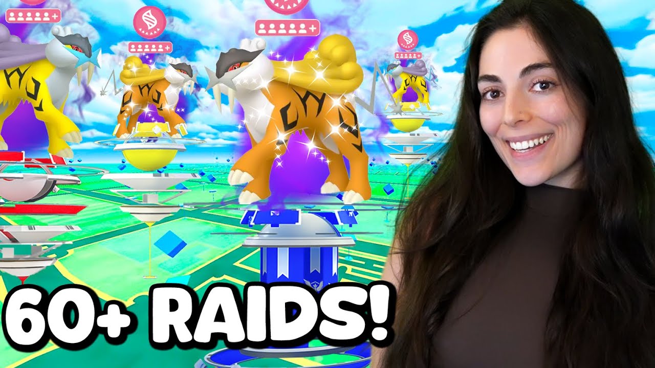 I Did 60+ Shadow Raikou Raids & *THIS* Is What I Got! (Pokémon GO: Shadow Raikou Raid Day!)